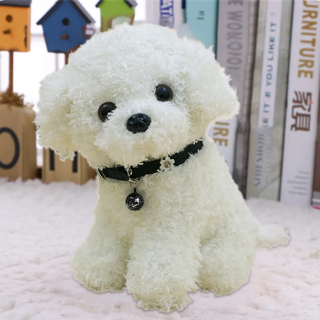 

New Plush Teddy Dog Doll Cute Simulation Stuffed Animal Puppy Dog Doll Toys Gift Kawaii Decorative Ornaments