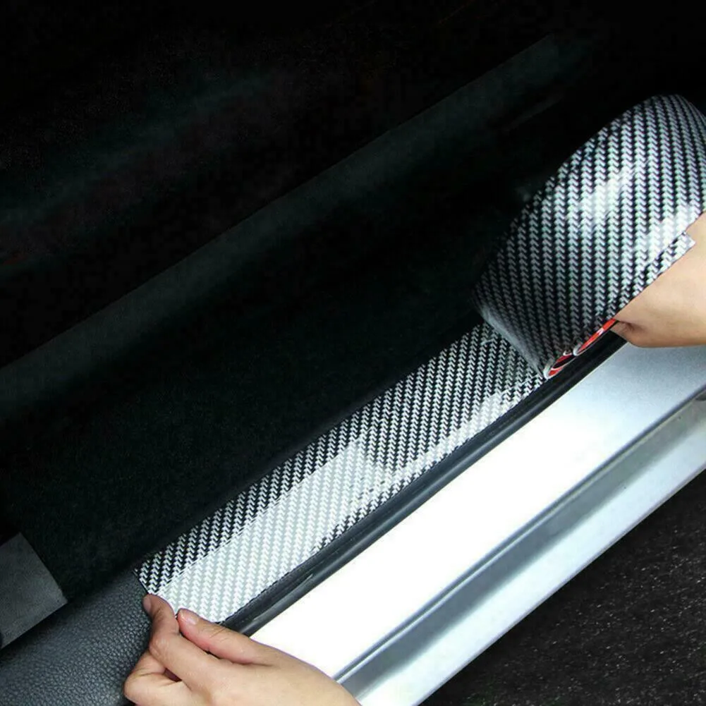 

Protector Door Sill Strip Replacement Rubber SUV Trucks Accessories Black