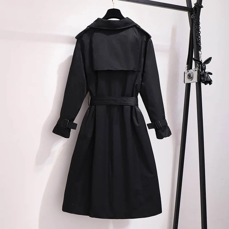 Осенний Тренч пальто для женщин плюс размер осень 2019 Новая ветровка Корейская