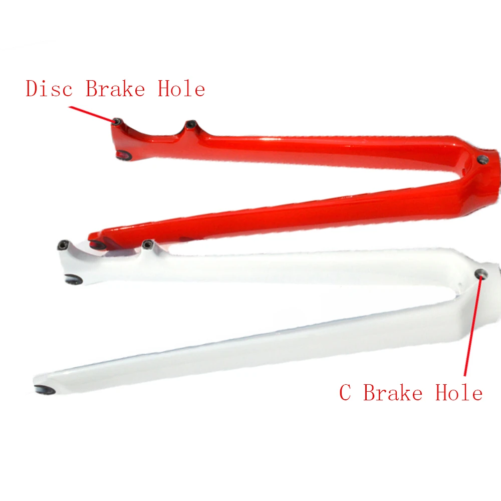 1 1/8 ''дорожный руль для велосипеда Углеродный волокно вилка C и дисковый