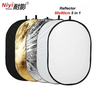 24x35 60x90cm 5 in 1 multi color reflector photography studio shooting videosphotos oval handhold portable light collapsible