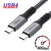 usb 4 thunderbolt 3 cable 40gbps super speed usb c data cable 100w 5a20v 3 1 5k60hz type c charger cable for macbook pro