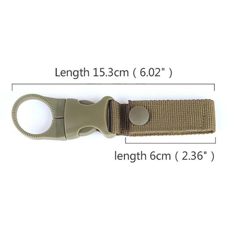 Уличный Тактический нейлоновый подвесной ремень Многофункциональный Карабин