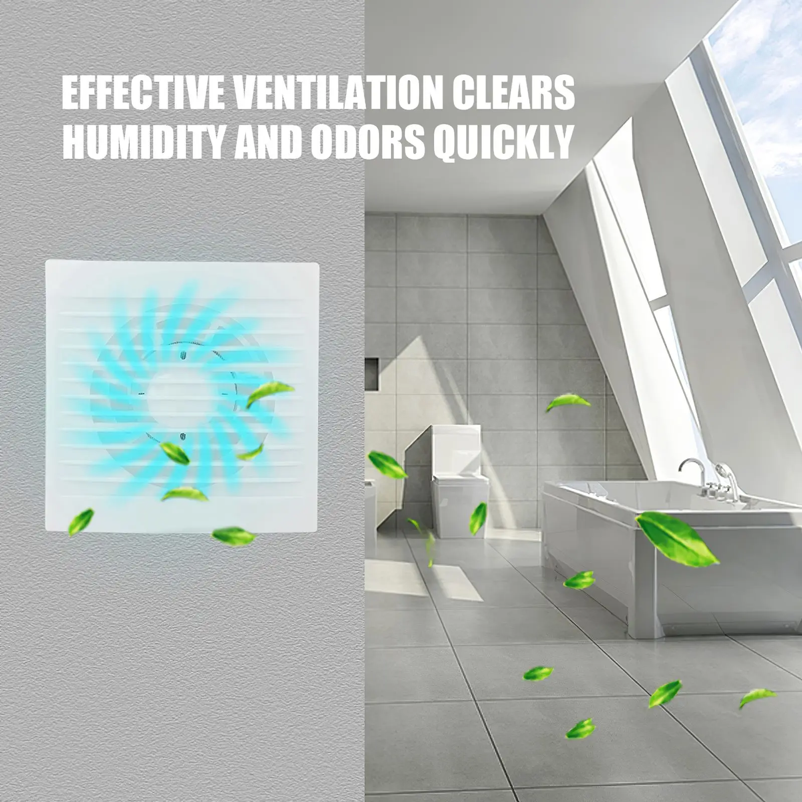 12 Вт Настенный Вытяжной вентилятор с Медь мотор Кухня вытяжной для извлечения