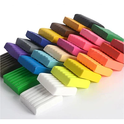 24Colors without Box 24 шт./компл. Пластилин «сделай сам» для выпечки ручной отливки комплект головоломка моделирование отпечатки рук младенцев на Slime шлама весело Полимерная глина из игрушки для детей - Цвет: 24Colors without Box