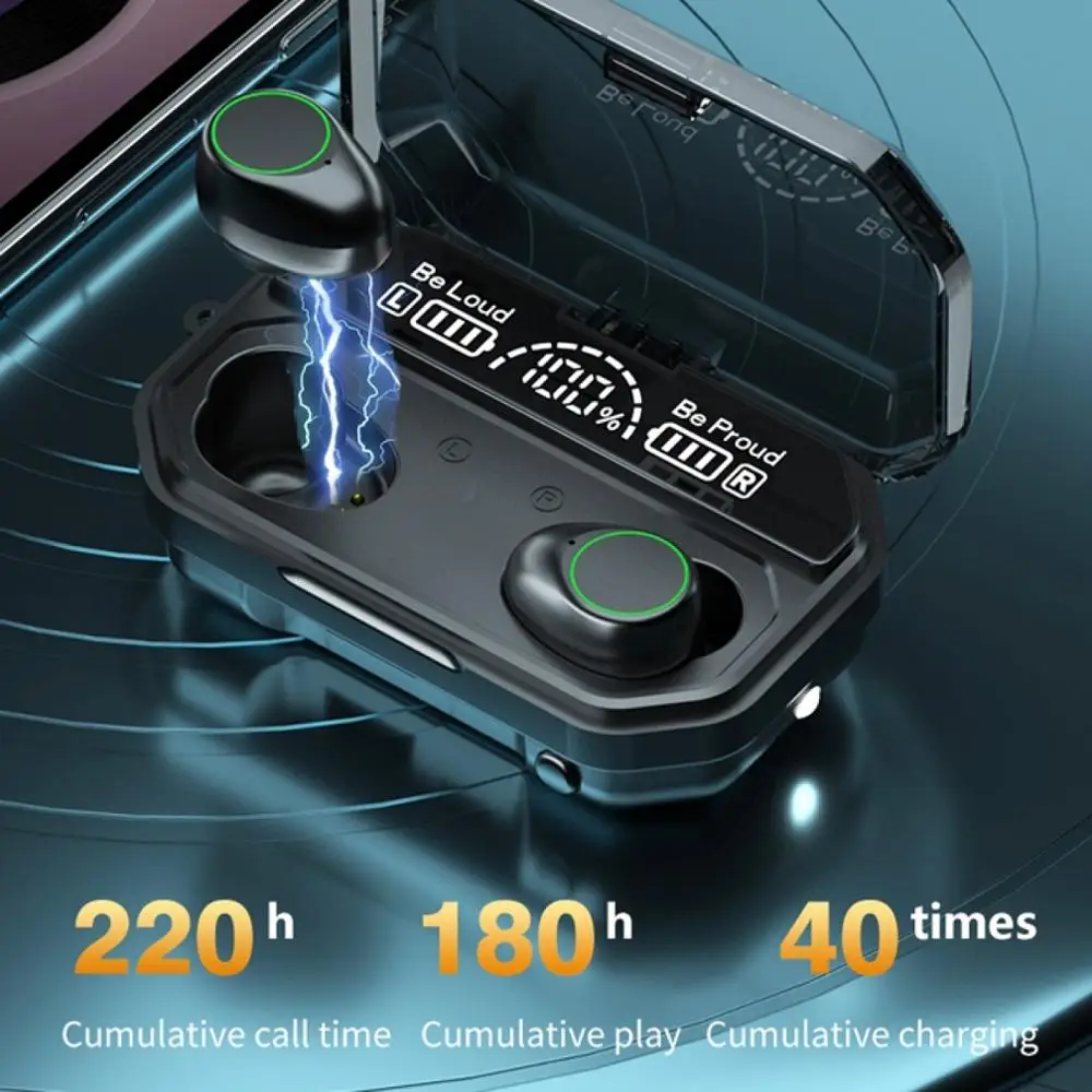 

A16 TWS CVC8.0 and DSP Dual Noise Reduction Touch BT Earphone with Magnetic Charging Box, Support Three-screen LED Power Display