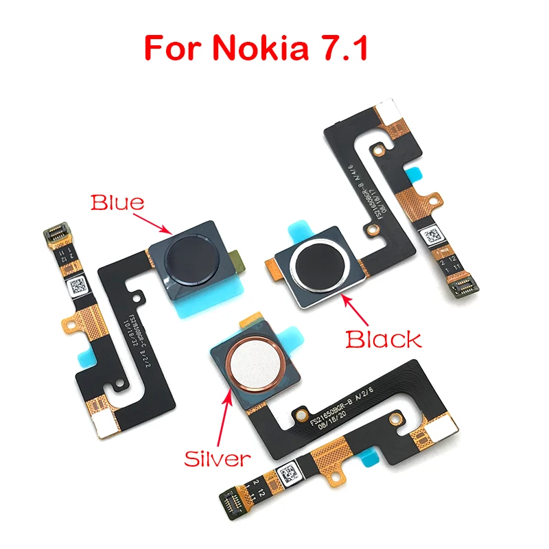 

Fingerprint Sensor Home Return Key Menu Button Flex Ribbon Cable For Nokia 7.1