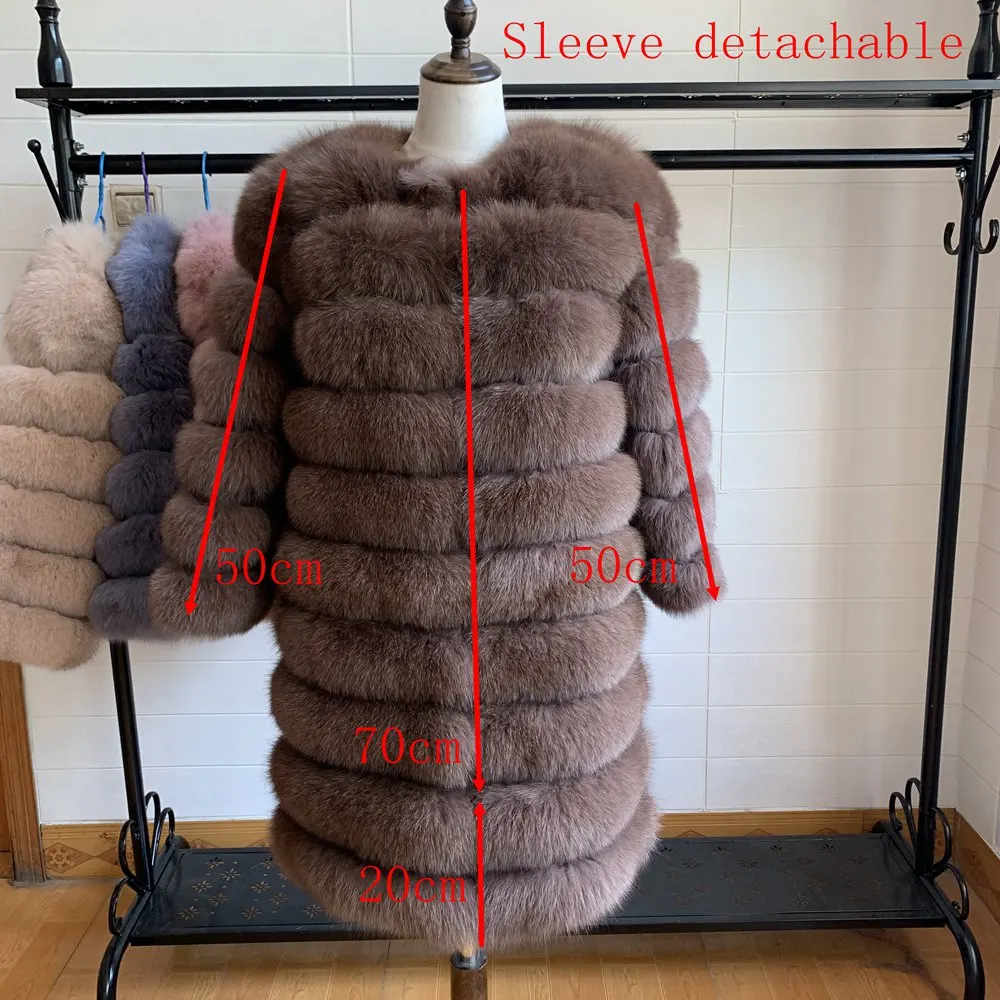 

Real fur 2019 Real Fox Fur Coat Women Natural Real Fur Jackets Vest Winter Outerwear Women Clothes