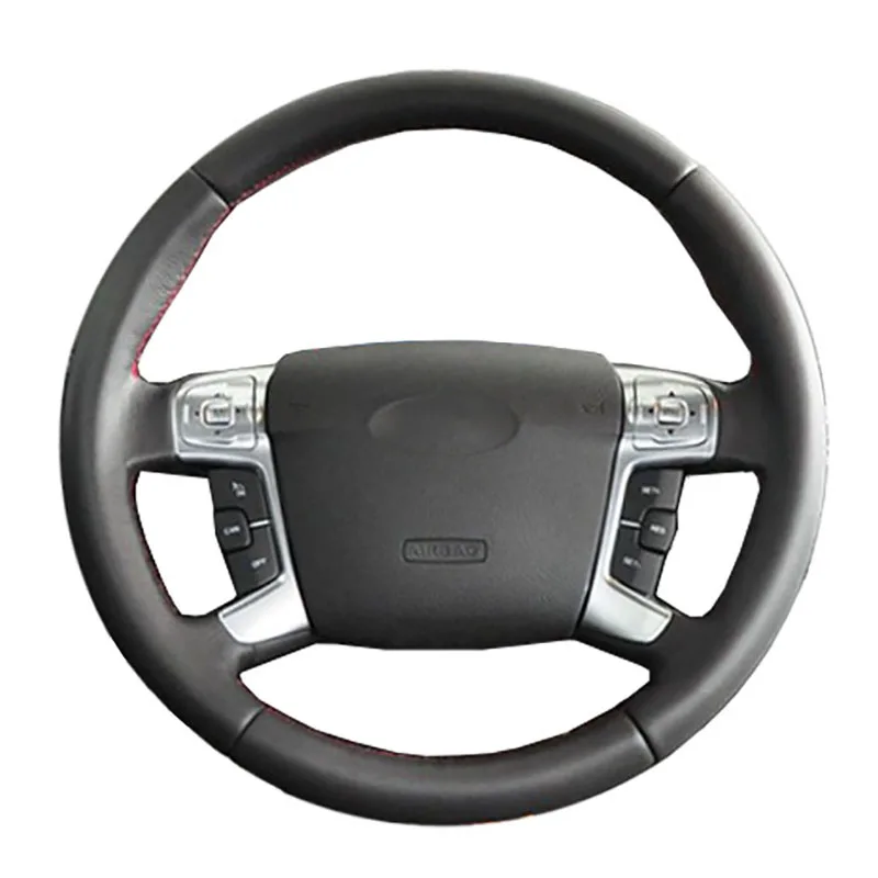 Чехол рулевого колеса автомобиля из искусственной кожи для Ford Mondeo Mk4 2007 2012 S Max