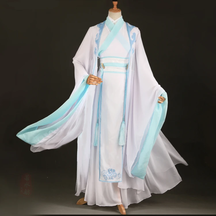 Lan Xichen Man Anime Grandmaster of Demonic Cultivation / Mo Dao Zu Shi Cosplay Costume Huan Chinese Ancient Costumes Cloth |