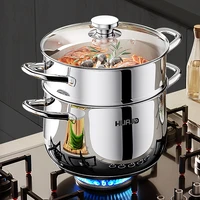 thicken multifunction boilers household soup rice noodle steamer cooker stainless steel cocina vapor kitchen accessories dk50bs