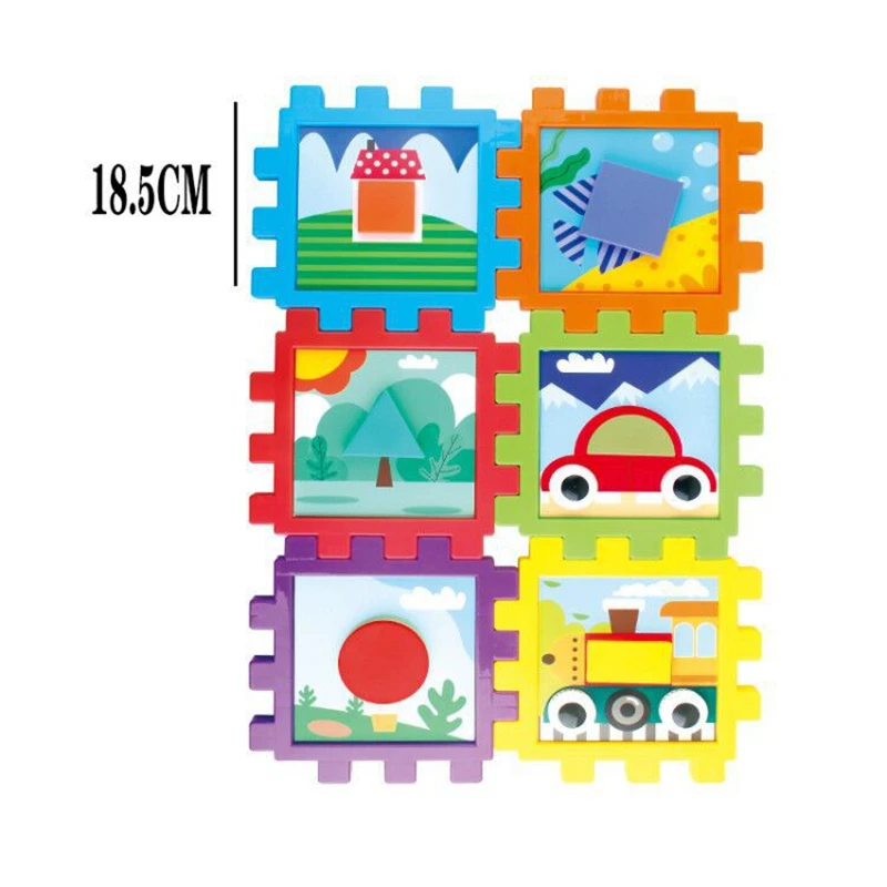 

Button Nail Art Toys Color Matching 3D Puzzle for Kids Color & Geometry Shape Cognition Skill Early Educational Toys