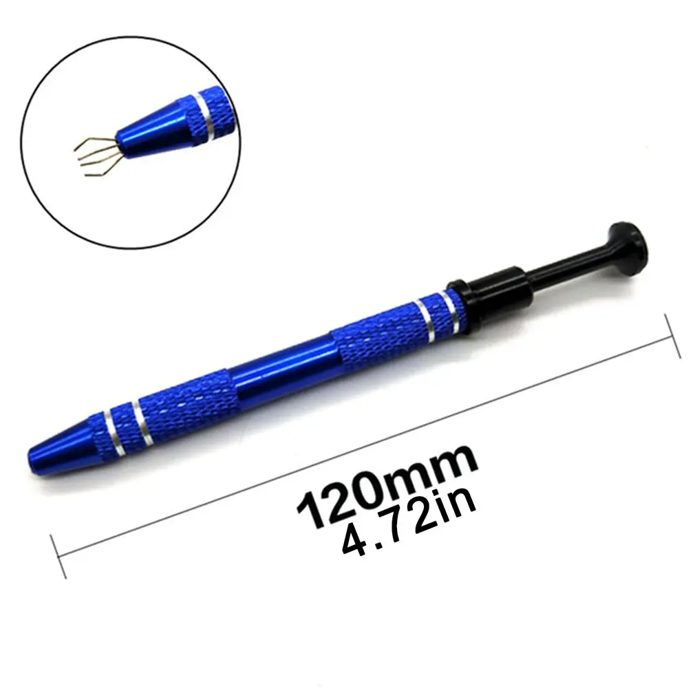 

1Pcs Mobile phone computer IC extraction tool electronic components grabber cotton picker computer chip tweezers polishing tool