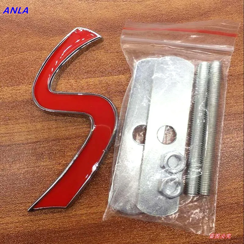 1 шт. металлическая эмблема 3D S гриль автомобильные наклейки значок автостайлинг