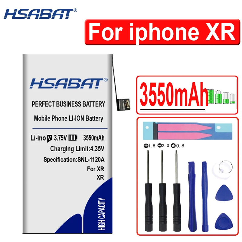 Лучший бренд HSABAT новейшая батарея для iphone SE 5 5S 5C 6 6S 7 8 X XS XR 11 / Max /6 Plus Pro /11 |