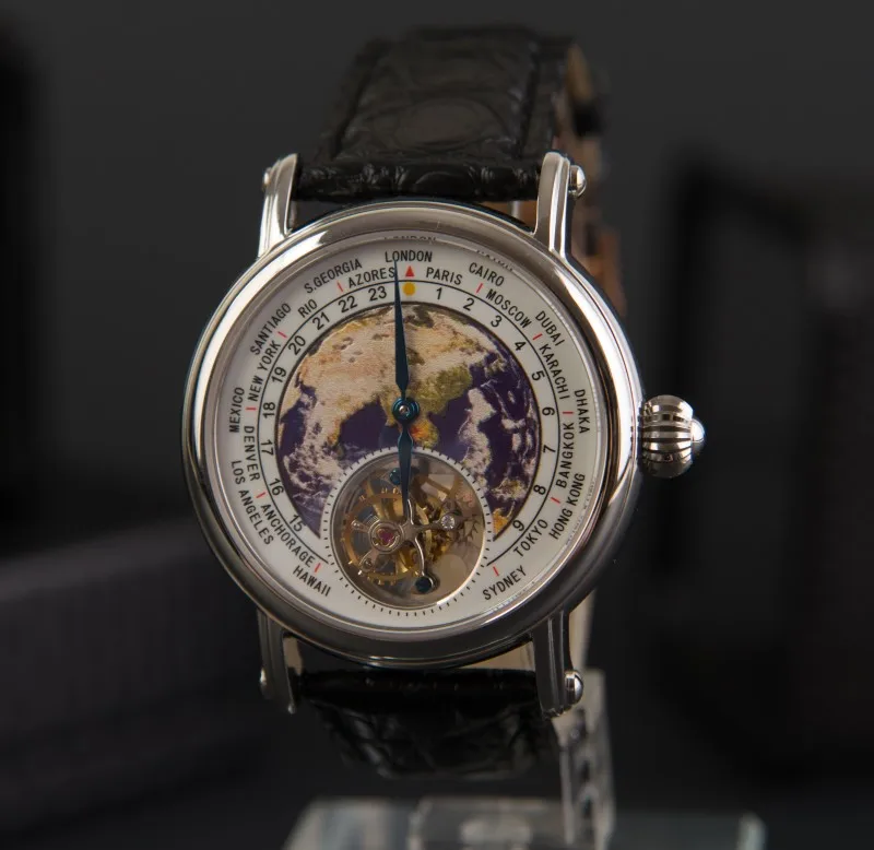 Топ бренд Tourbillon часы для мужчин Роскошные настоящие земной циферблат Аллигатор