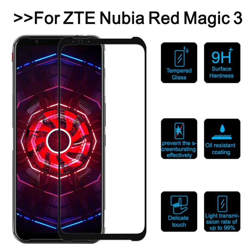 Защитное стекло для ZTE Nubia Red Magic 3 защита экрана закаленное Magic3 6 65 дюйма с полным