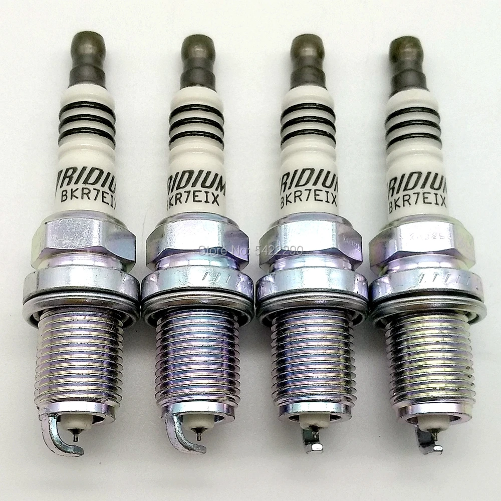 4 шт. BKR7EIX 2667 иридиевая Свеча зажигания B16 B18 SR20 EJ25 подходит для Aston Honda Porsche Audi quattro