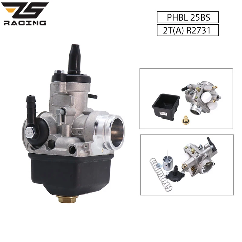 Карбюратор для гоночного мотоцикла ZS Dellorto PHBL 25BS 2T(A) R2731 25 мм Fantic 200 модель 50cc 200cc