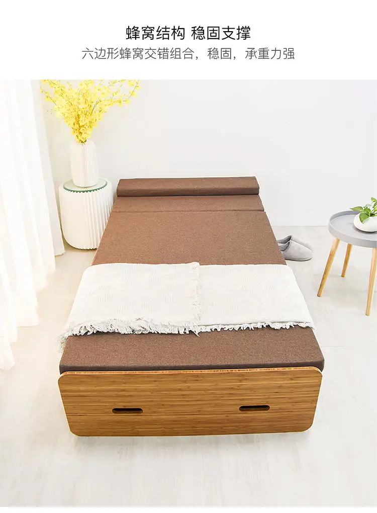 Paper Bed Folding Bed Creative Single Multifunctional Invisible Leisure Office