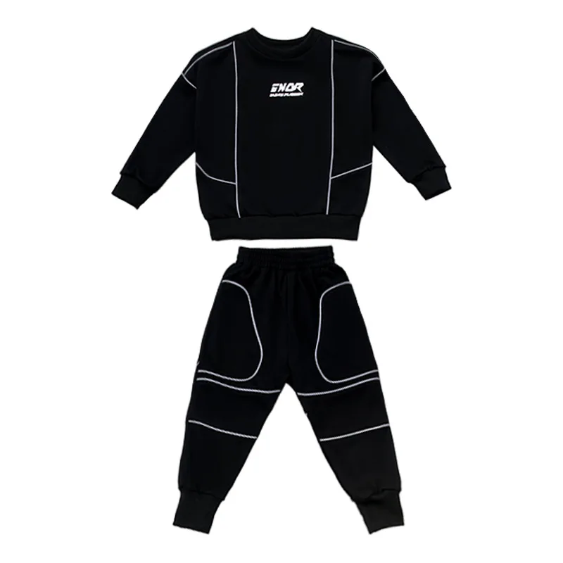 

Thread Spring Autumn Boys Clothing SuitsSweatshirts+ Pants2pcs/Set Kids Jacket Tops Outfits Teenager Sport Tracksuit High Qual