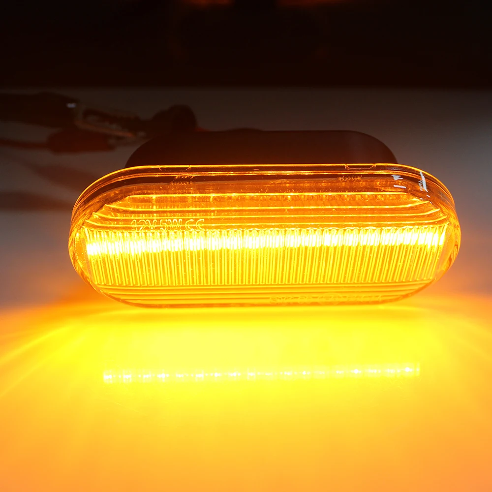 2 шт. светодиодные динамические боковые габаритные огни поворота для Volkswagen VW Bora