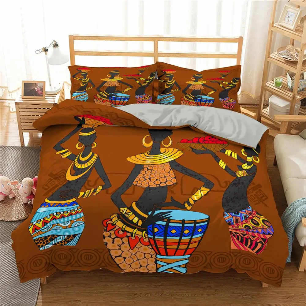 Homesky индийский женский Печатный Комплект постельного белья в этническом стиле