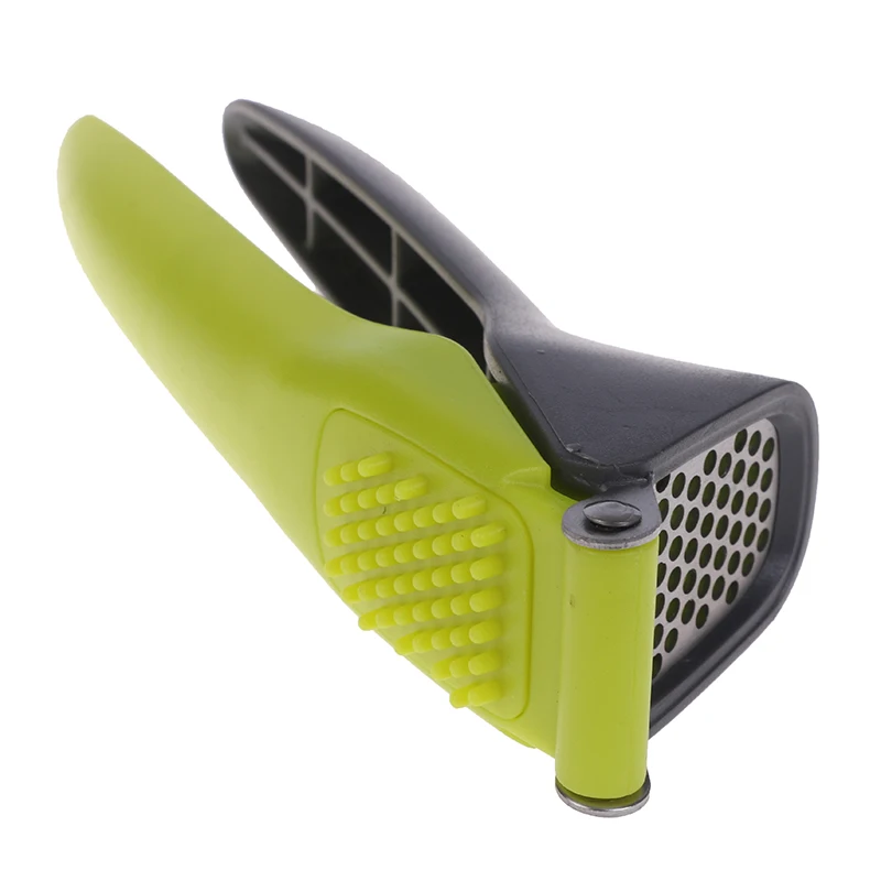 

New Garlic Press Garlic Tamper Stainless Steel Garlic Mud Artifact Plastic Handle Plastic Garlic Tamper Kitchen Utensils