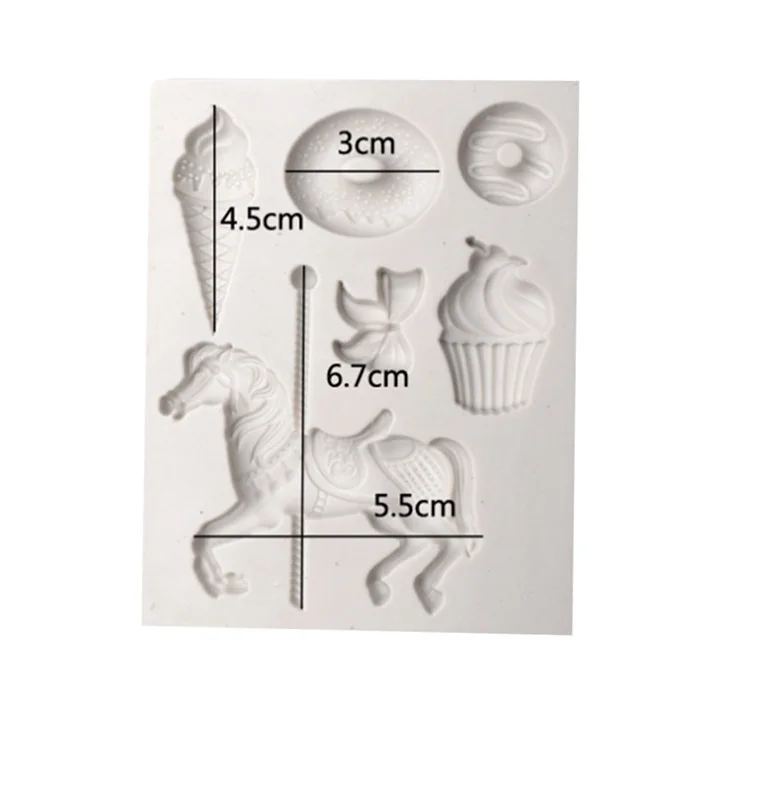 

Форма для торта "Лошадь" Aouke силиконовая