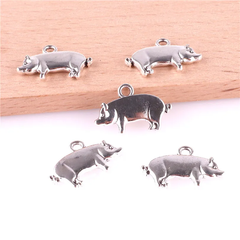 15 шт. подвески в виде свиньи 12 х19 мм | Украшения и аксессуары