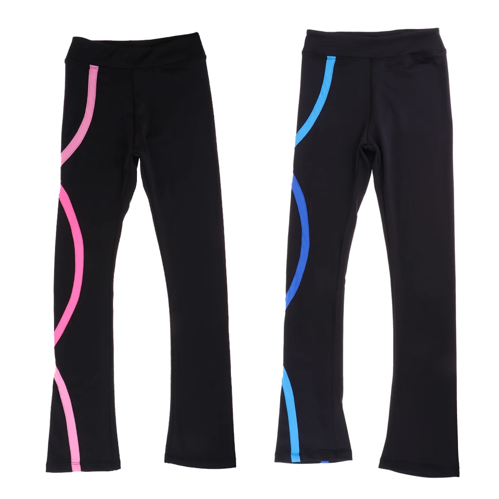 Женские Штаны Для фигурного катания на коньках спортивные Леггинсы спиральные