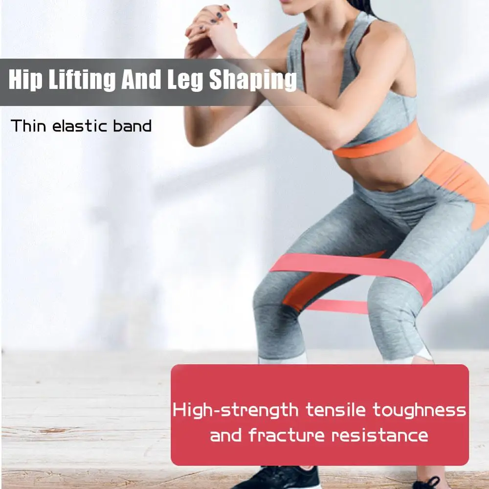 Эластичная резинка на бедрах унисекс Персиковое эластичное кольцо для йоги