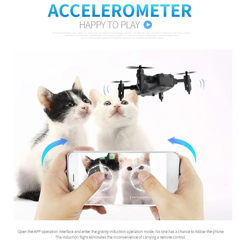 Складной Дрон Q 30 с Wi-Fi и камерой 1080P GPS Аэрофотосъемка FPV | Игрушки хобби