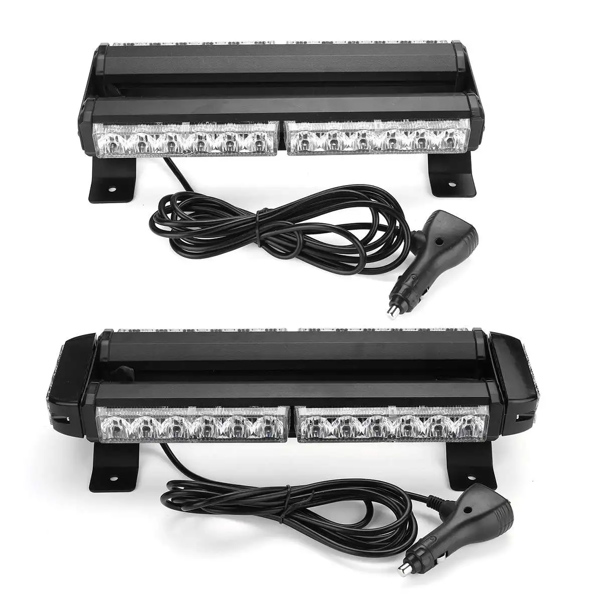

30 LED Car Roof Advisor Beacon Strobe Flashing Security Warning Light Bar Emergency Light Magnetic Working 17 Flash Patterns