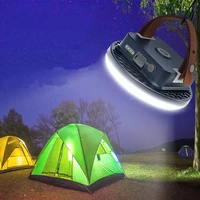 camping portable lantern high power rechargeable led light outdoor magnet flashlight tent lamp work repair fishing lighting leds