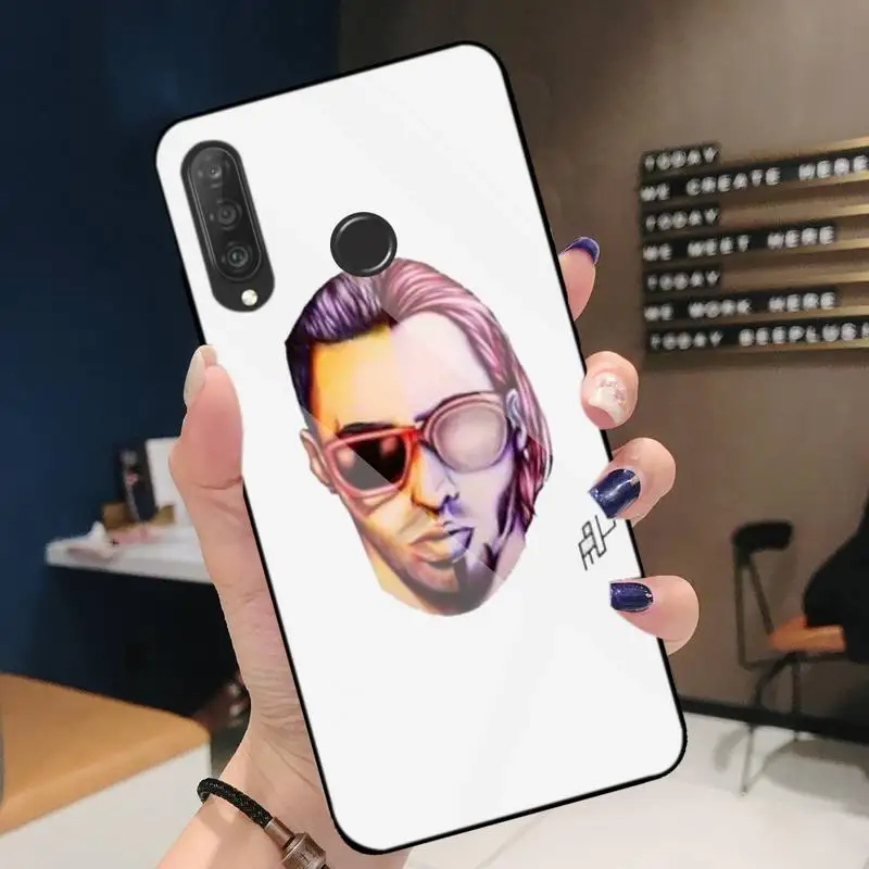 

PNL QLF Rapper Singer Phone Case For Huawei P9 10 20pro 30lite Mate 9 10lite 20pro Honor 7A 8X 9 Nova3i 5ipro Tempered Glass