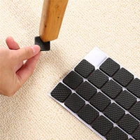 black self adhesive non slip mat sticky pads anti slip rubber furniture leg feet rug felt pads cover table feet furniture pads