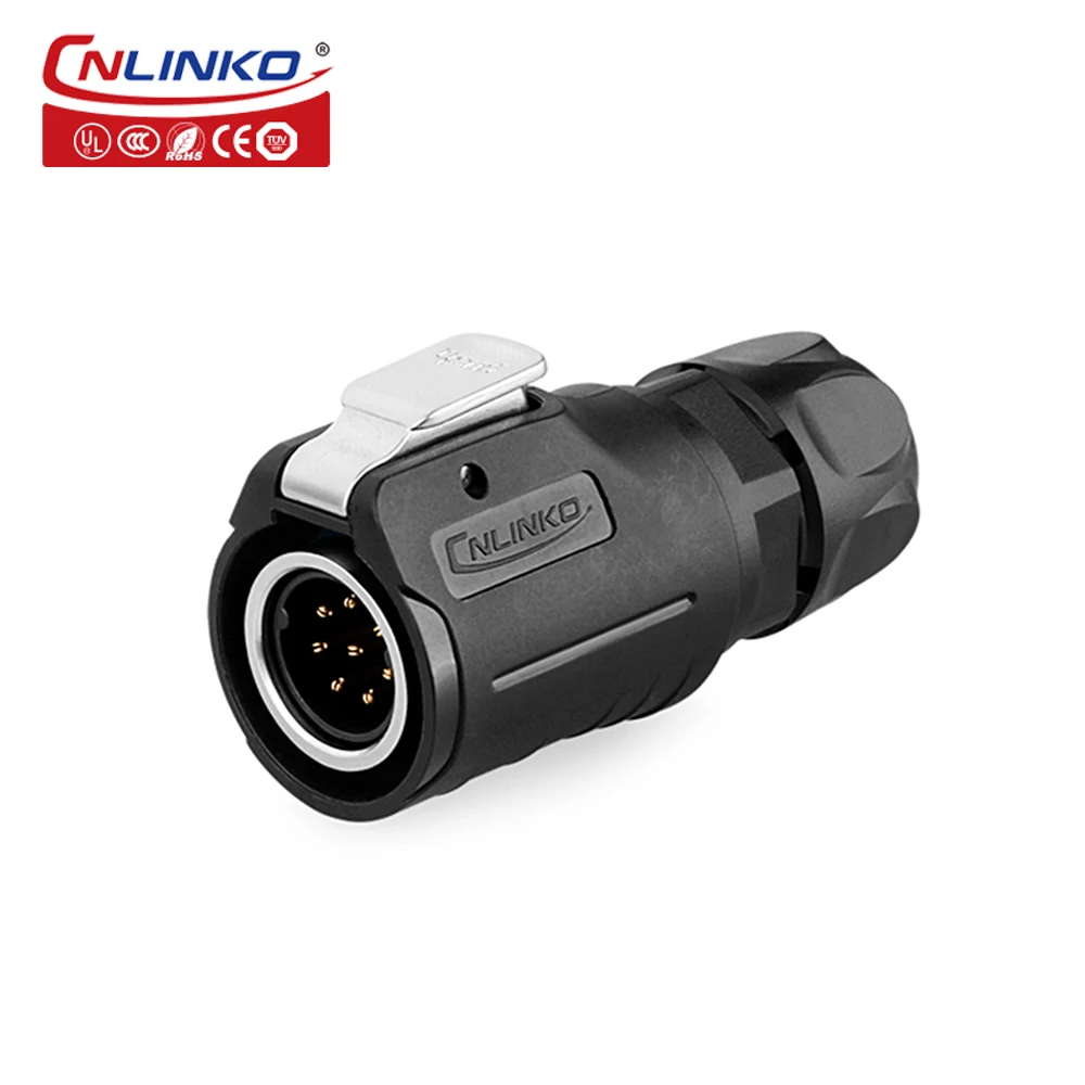 IP67 промышленный индивидуальный длинный черный Электрический штекер гнездо