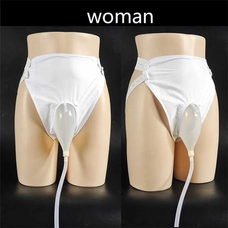 Мочи у мужчин и женщин в постельных условиях после мочи с мешком для мягкие