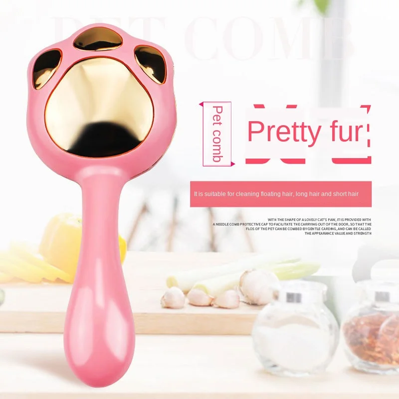 Расческа для удаления шерсти домашних животных кошек расческа собачьих следов