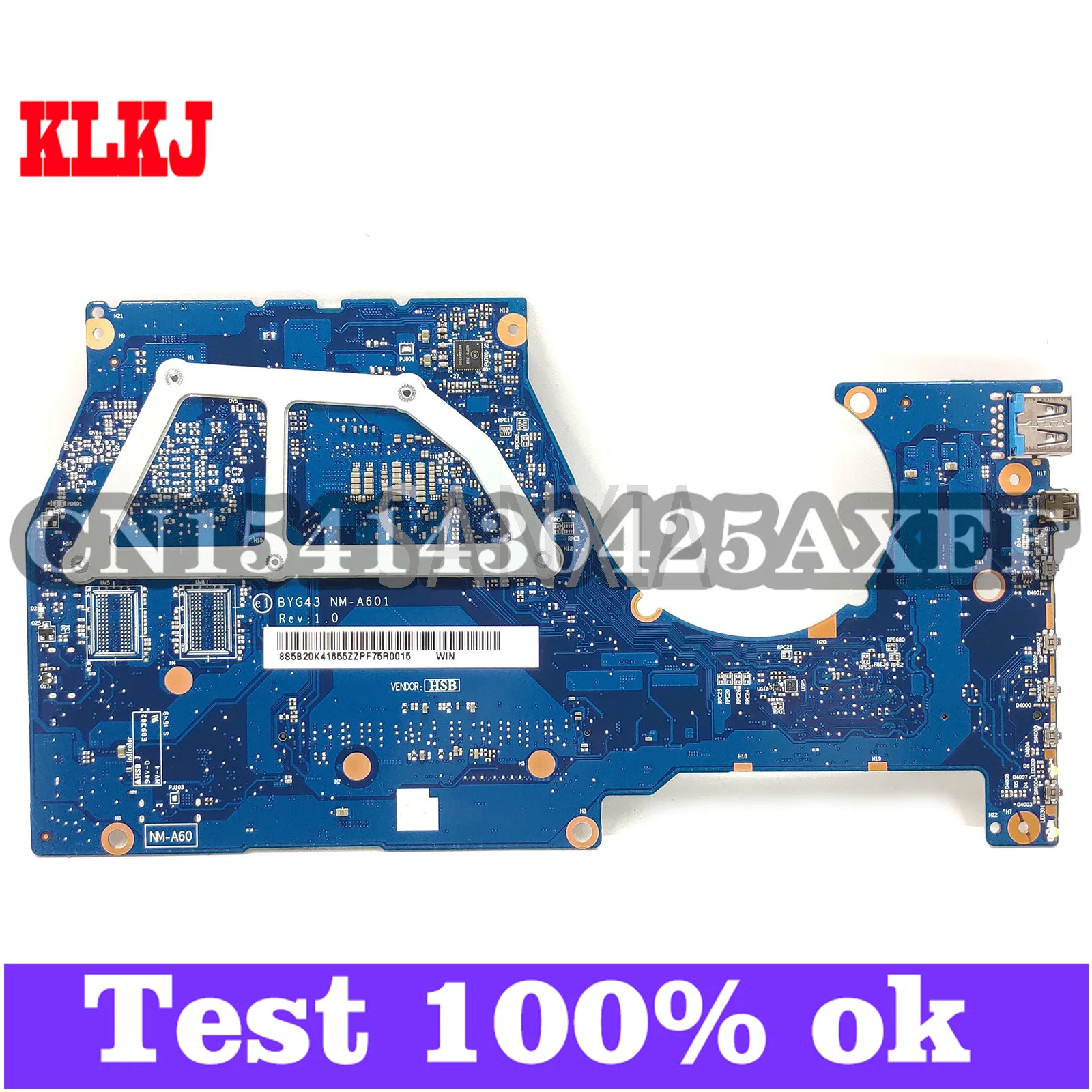

KLKJ BYG43 NM-A601 Laptop motherboard for Lenovo YOGA 700-14ISK original mainboard I7-6500U