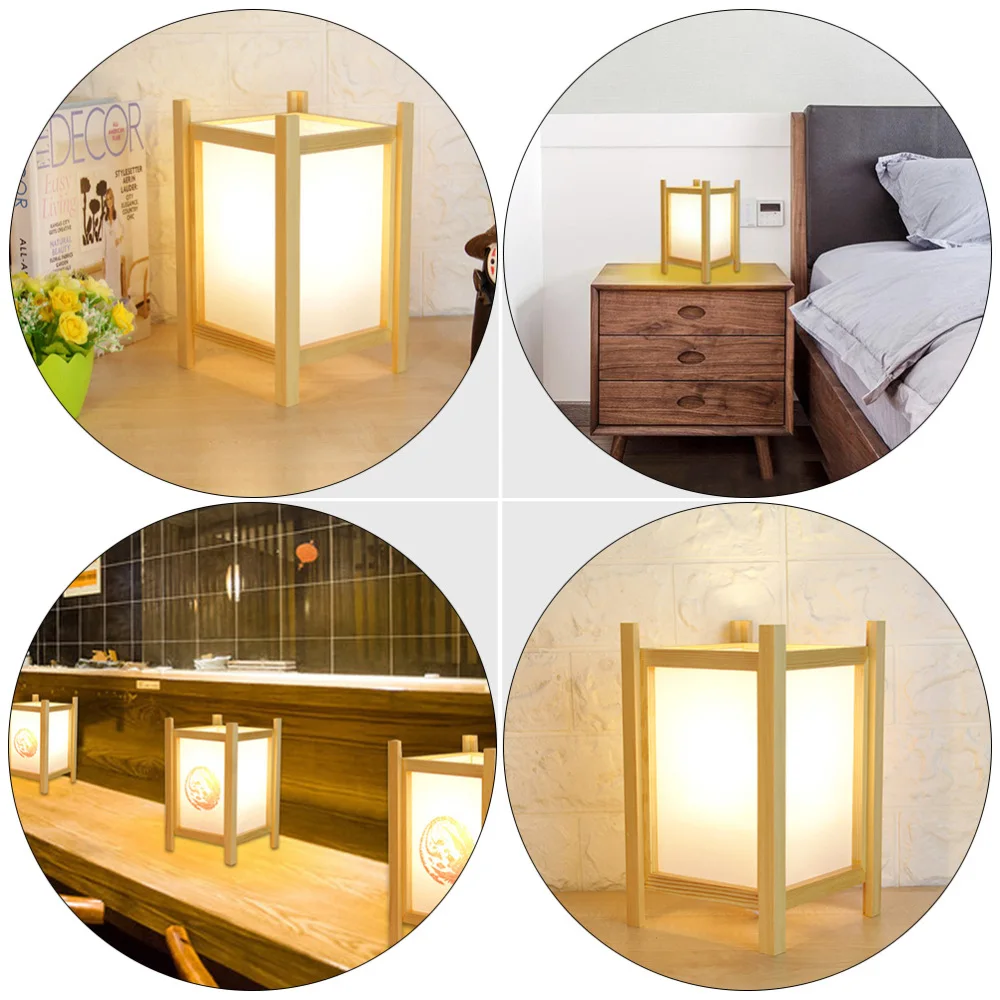 

1pc Home Use Night Lamp Ornament Decorative Japanese Style Desktop Light