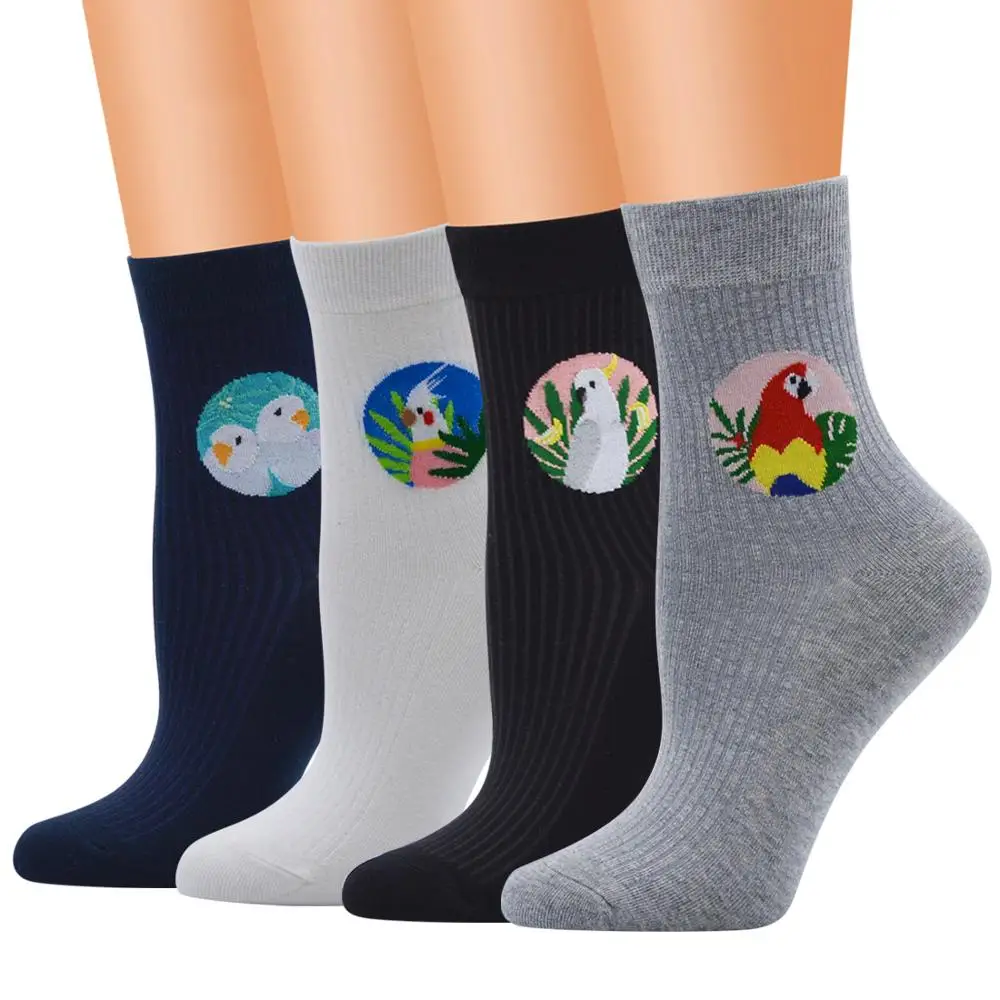 

Women's Socks Vogue Cartoons 2020 Latest Harajuku socks print Cotton sock Trump Gift Novelty Men Long Sock