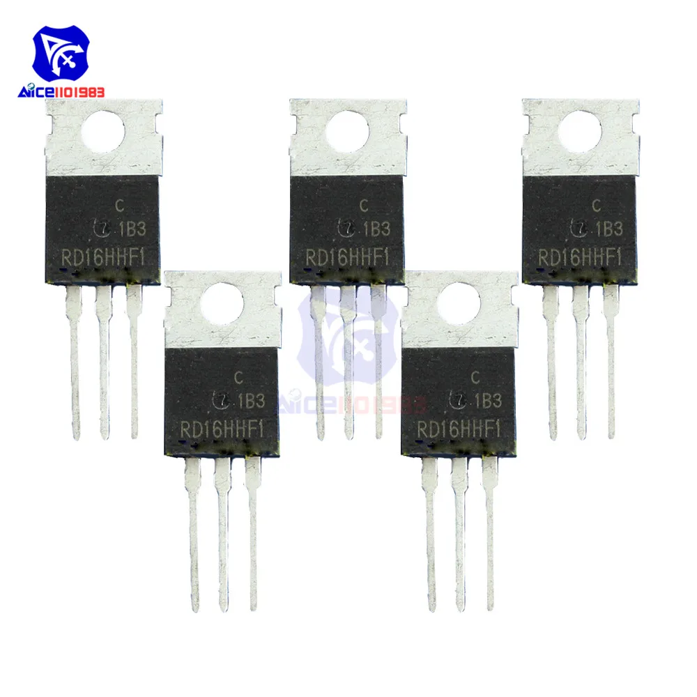 Микросхемы diymore 5 шт./лот RD16HHF1 3 Pin TO-220 Mosfet транзистор 30 МГц интегральная схема