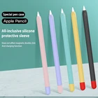 Мягкий силиконовый чехол-карандаш для Apple Pencil 2-го поколения, чехол-карандаш для iPad Pencil 1nd, чехол для iPad аксессуары для карандашей