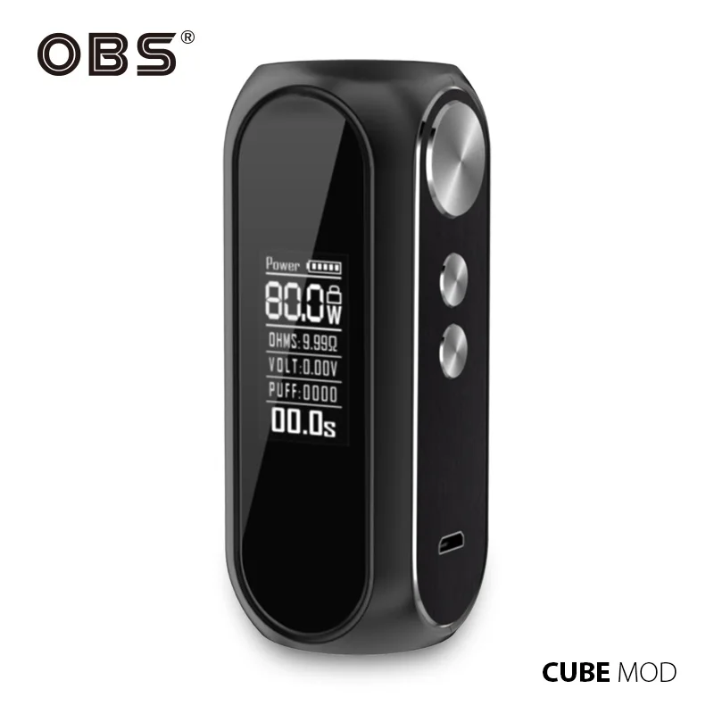 Оригинальный OBS Cube VW Box MOD 3000 мАч батарея электронная сигарета максимальная