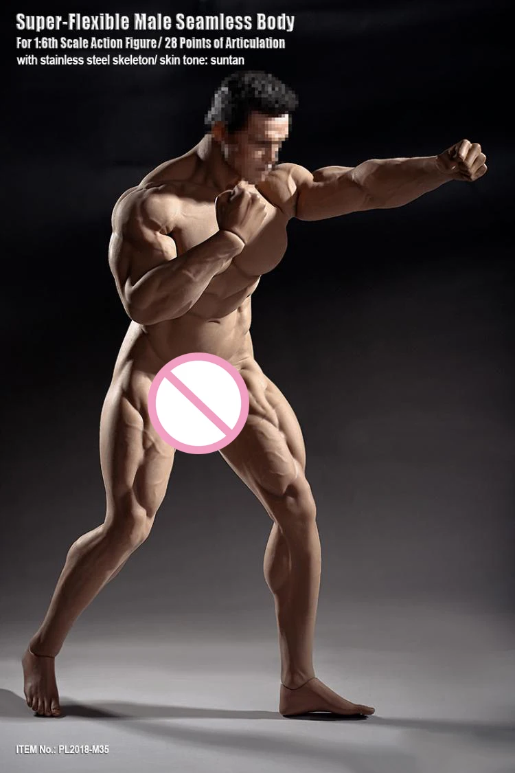 Фигурка мускулистого человека из нержавеющей стали модель крепкие бесшовные