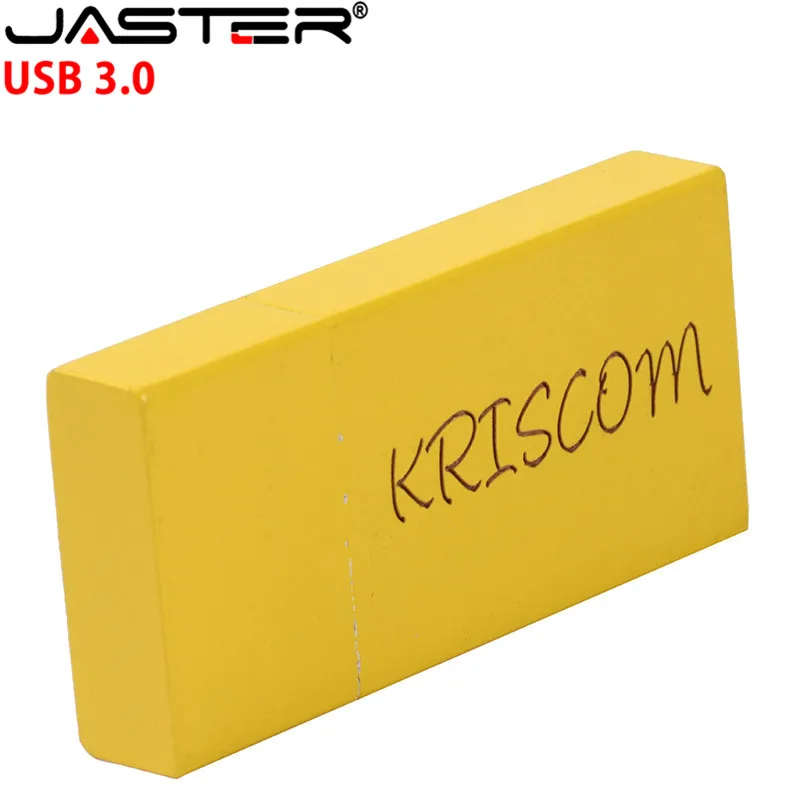 USB флеш накопитель JASTER Деревянный Цветной с логотипом на 3 0 8 64 Гб|USB