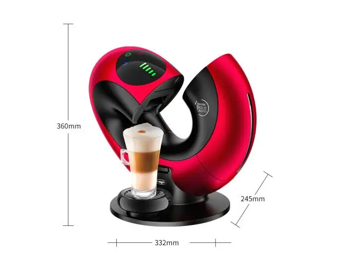 Nestle Nescafe dolcee Gusto 6 чашек Капсульная кофемашина полностью автоматическая Бытовая умная сенсорная молочная пена эспрессо Затмение