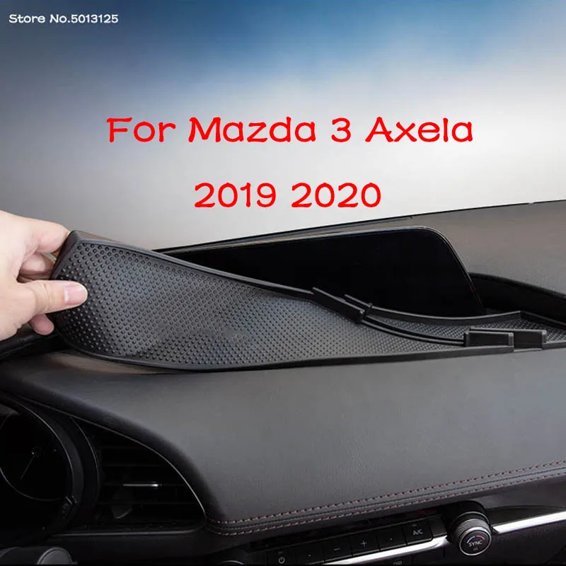 

for Mazda 3 Axela 2022 2019 2020 2021 Car Mobile Phone Navigation Bracket Silica Gel Anti-slip Mat Instrument Panel Accessoriess